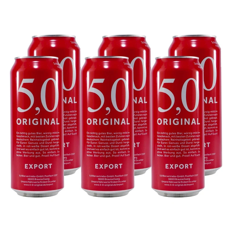 5,0 Original Export (24 x 0,5L) EINWEG