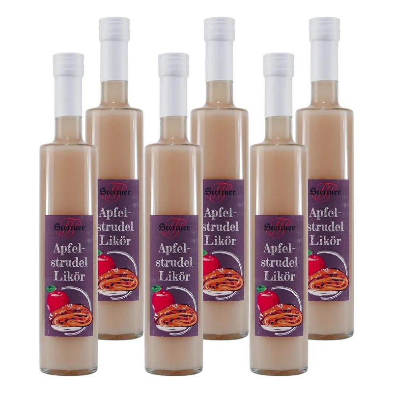 Stettner Apfelstrudel Likör (6 x 0,5L)