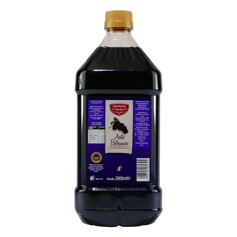 mamma lucia Balsamico mit Traubenmost -dunkel- 2L