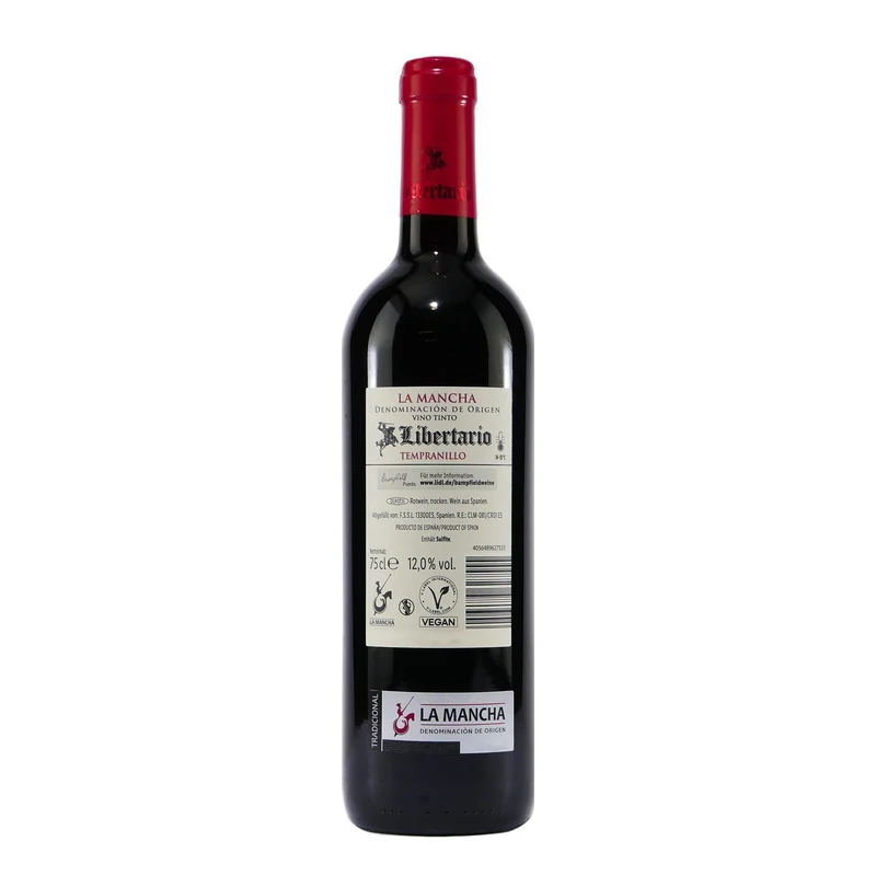 La Mancha Libertario Tempranillo -trocken- (6 x 0,75L)