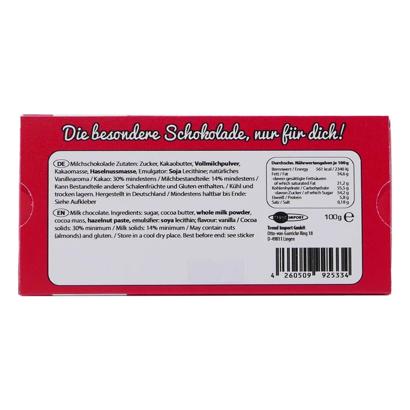Erste Hilfe Schokolade "Liebeskummer"