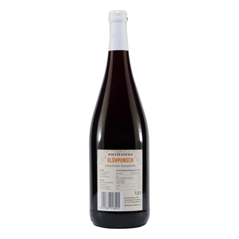 Winter-Punsch Rot Alkoholfrei (6 x 1,0L)