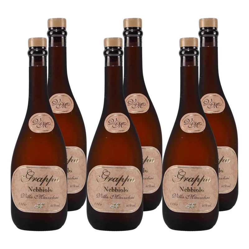 Villa Mazzolini Grappa Nebbiolo (6 x 0,7L)