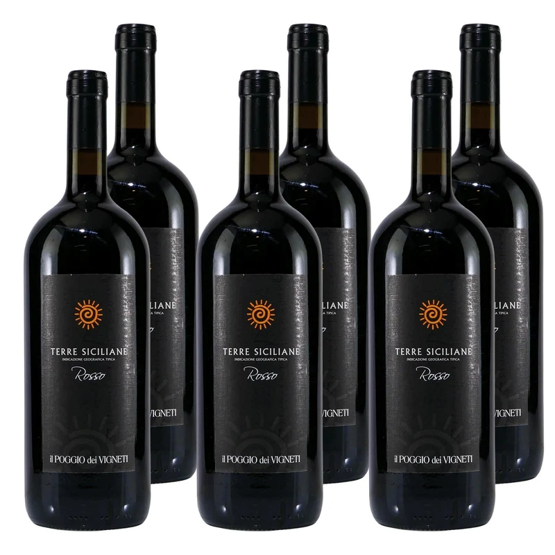 Terre Siciliane Rosso IGT -trocken- (6 x 1,5L)