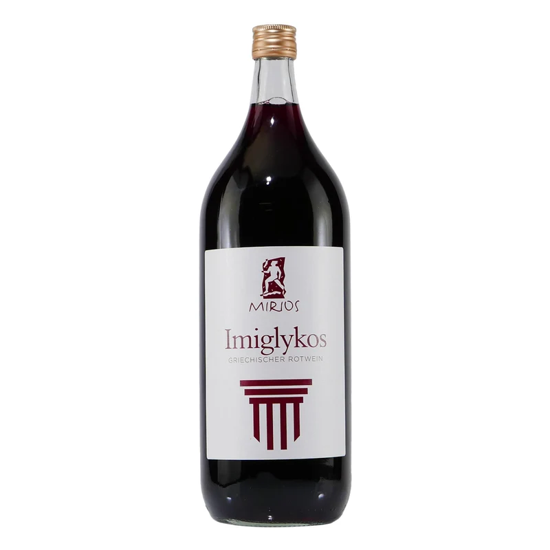 Mirios Imiglykos Rotwein -lieblich- 2,0L
