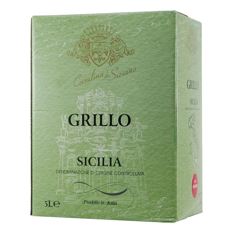 Casalina di Siziano Grillo DOC -trocken- 5,0L BIB