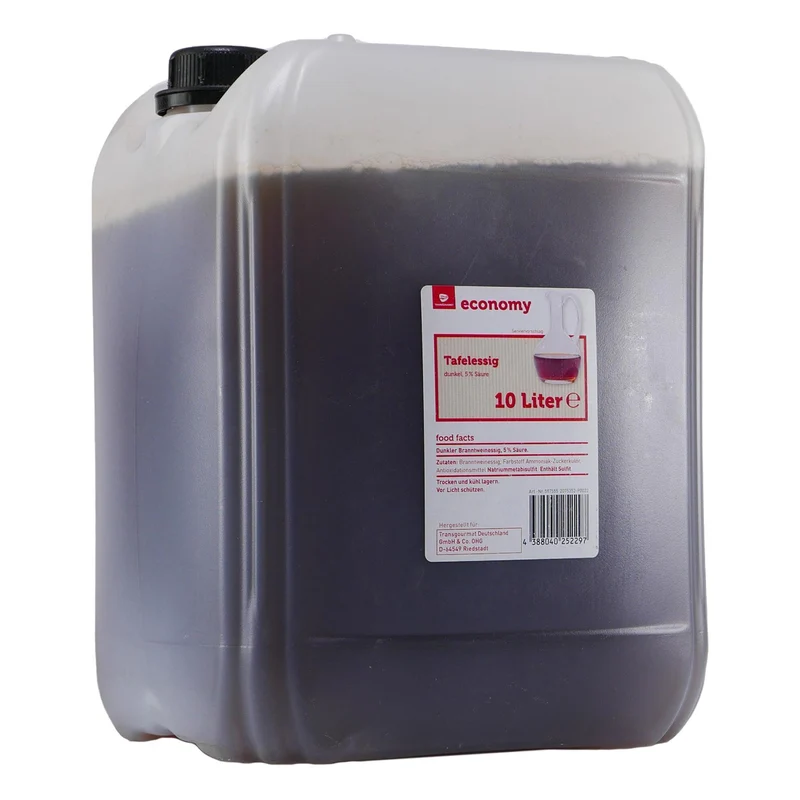 Economy Tafelessig dunkel (5% Säure) 10L